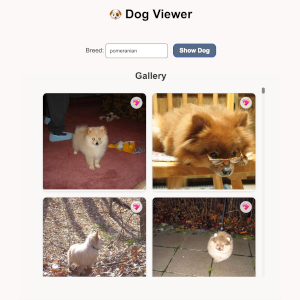 Dog Viewer API